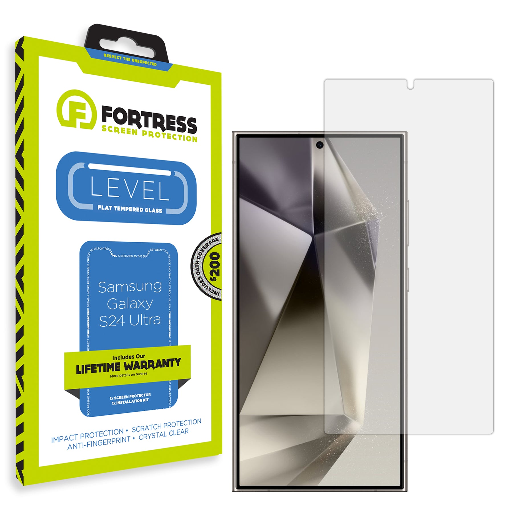 Fortress Fortress Samsung Galaxy S24 Ultra Screen Protector  Screen Protector