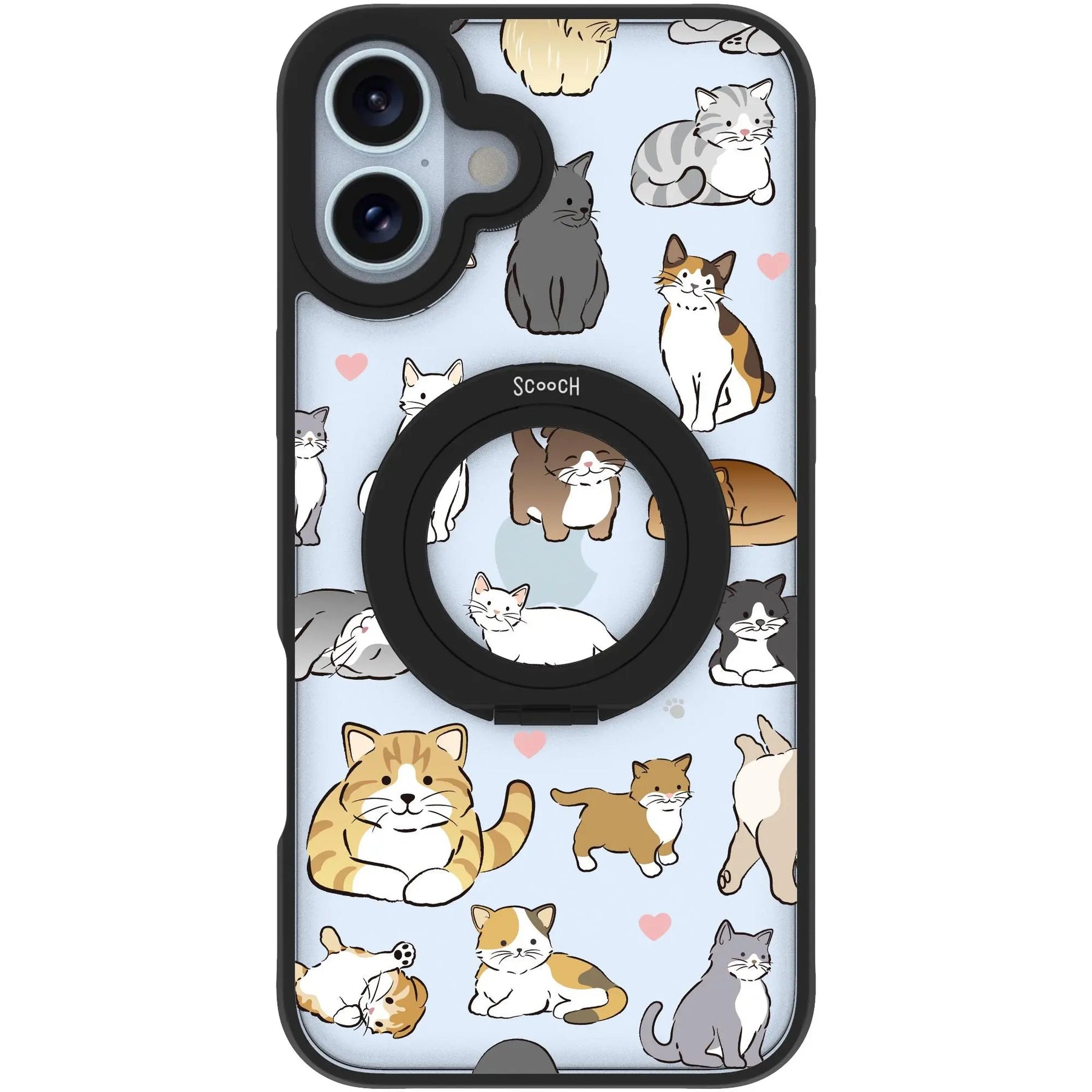 Scooch-HaloCase for iPhone 16 Plus (Preorder)-Cat-Party