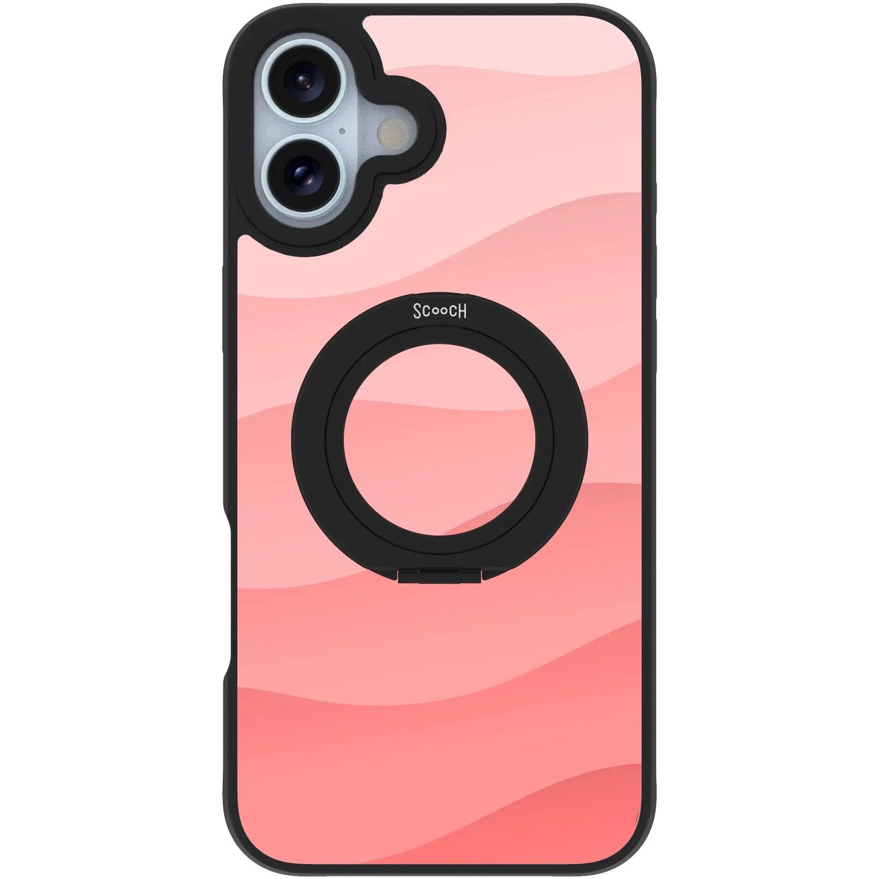 Scooch-HaloCase for iPhone 16 Plus (Preorder)-Pink-Waves