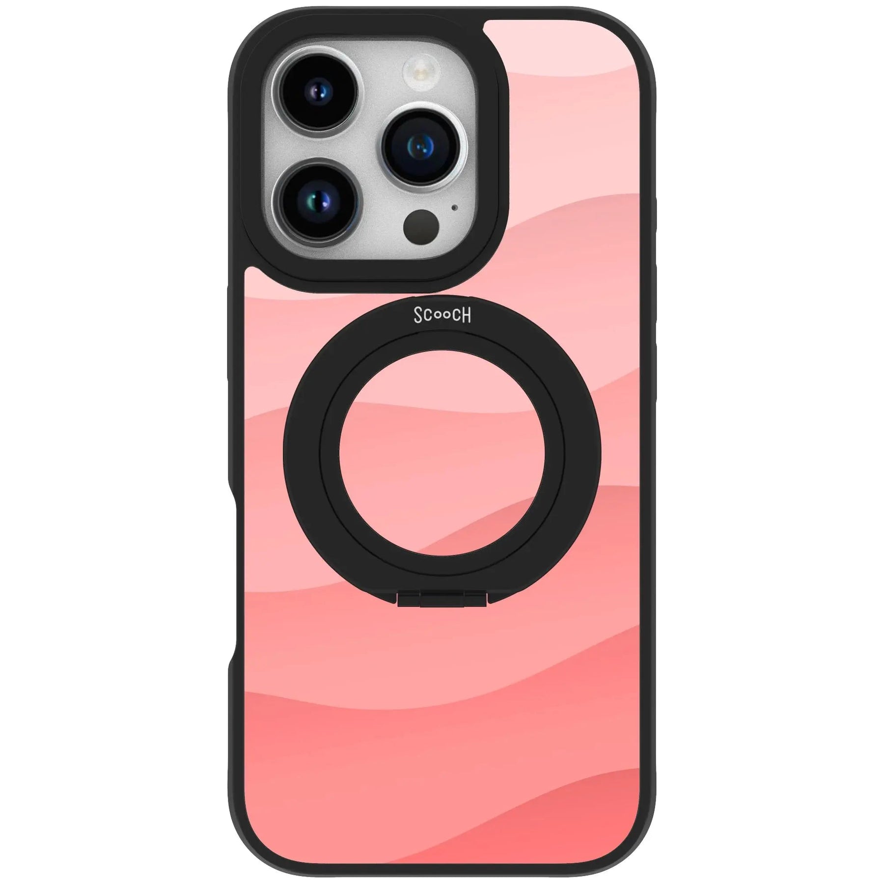 Scooch-HaloCase for iPhone 16 Pro (Preorder)-Pink-Waves