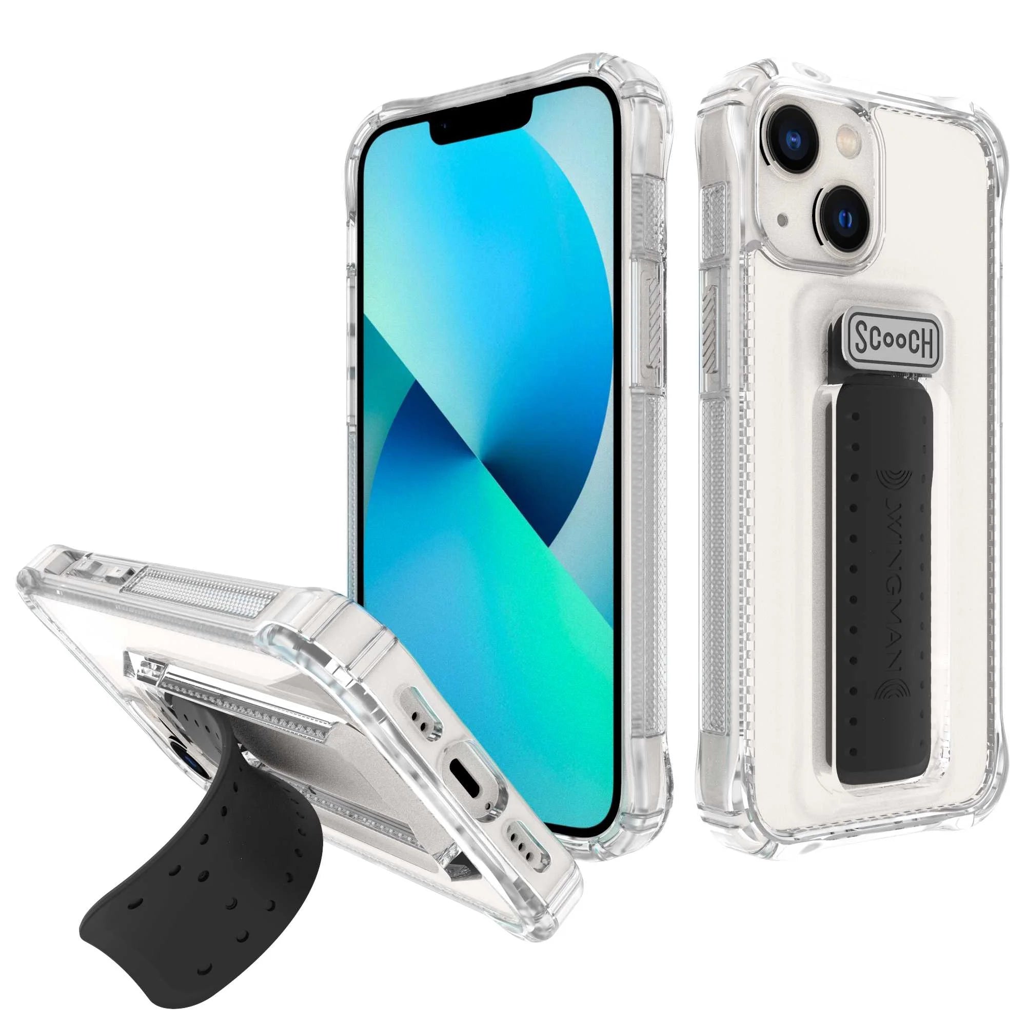 iPhone 14 Plus Case with Kickstand, Phone Grip, and Mount - Wingman