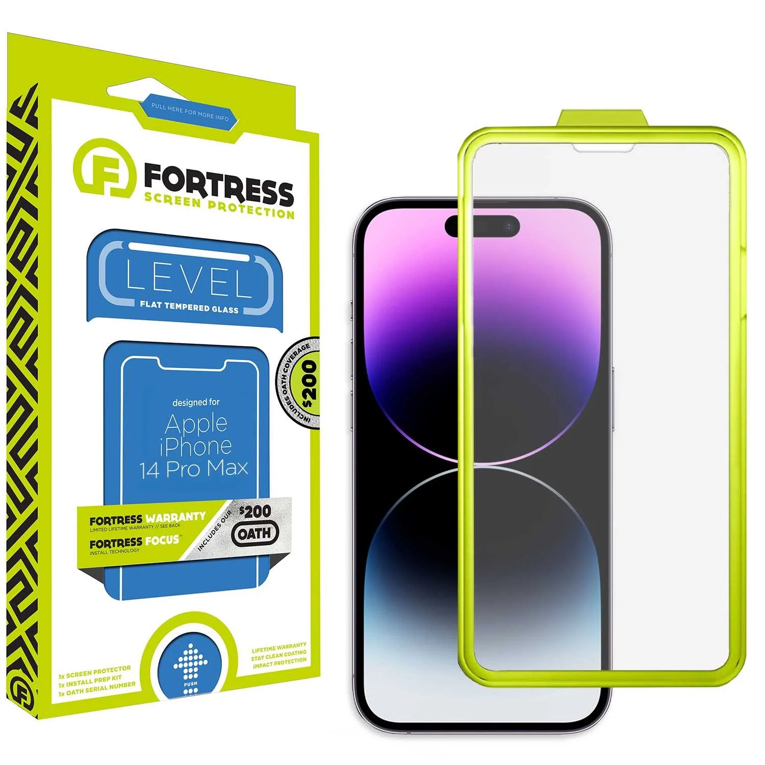 Tempered Glass Screen Protector for iPhone 14 Pro Max