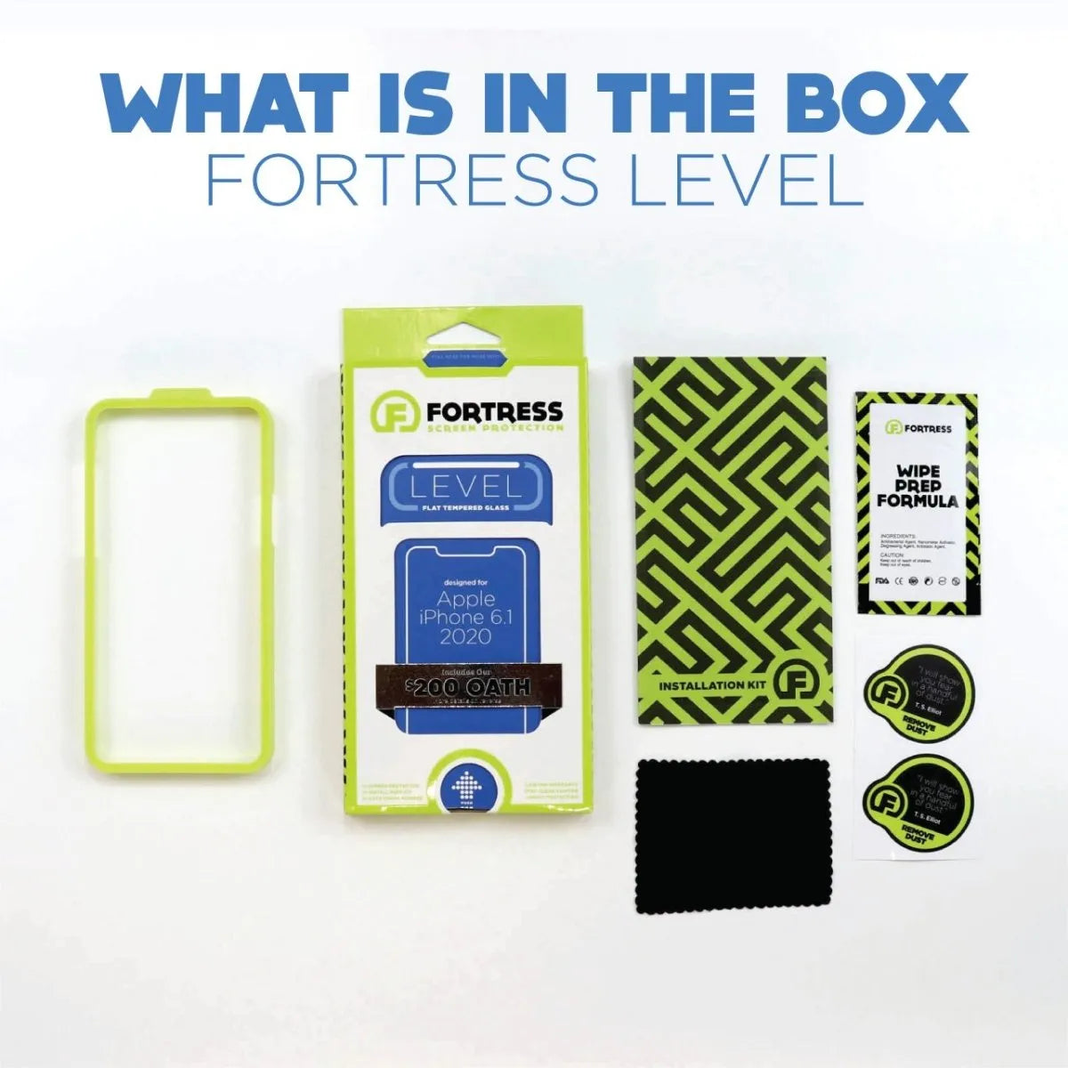 Fortress Fortress iPhone 13 Pro Max Screen Protector - $200 Protection  Level 