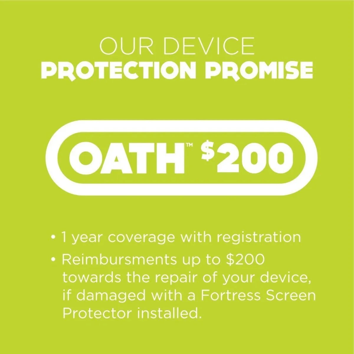 Fortress Fortress Samsung Galaxy S22+ Screen Protector - $200 Protection Level
