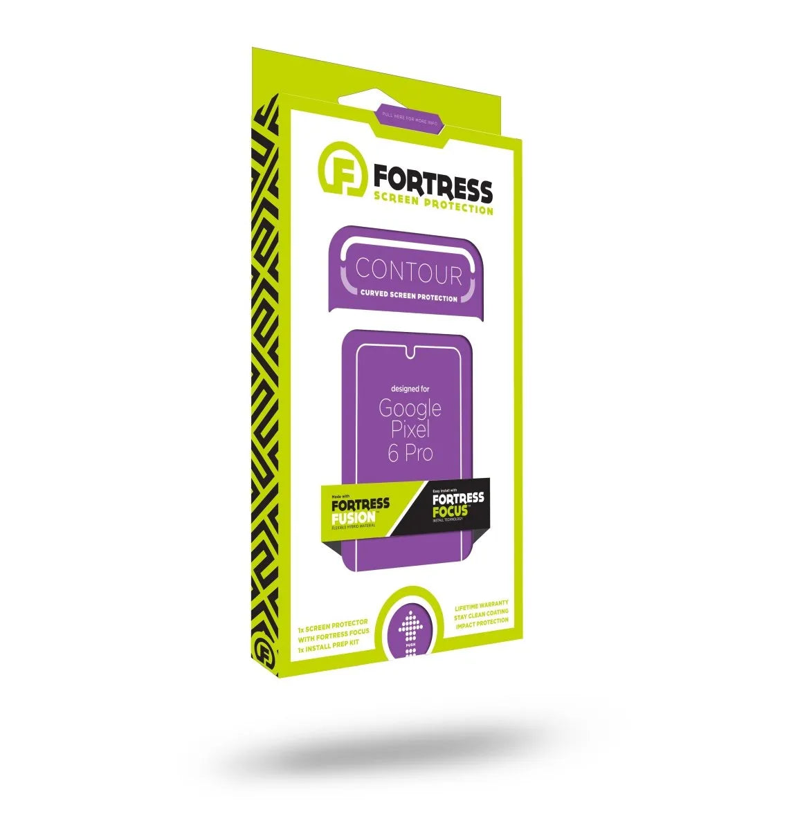Fortress Fortress Google Pixel 6 Pro Screen Protector - $ 200 Protection  Contour