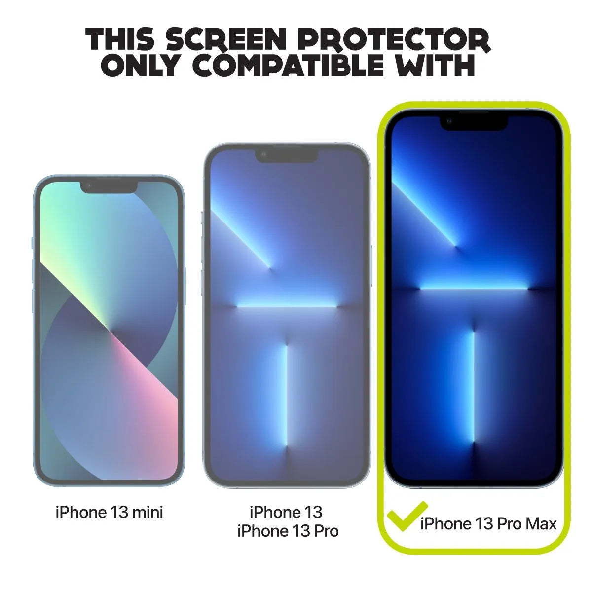 Fortress Fortress iPhone 13 Pro Max Screen Protector - $200 Protection Level