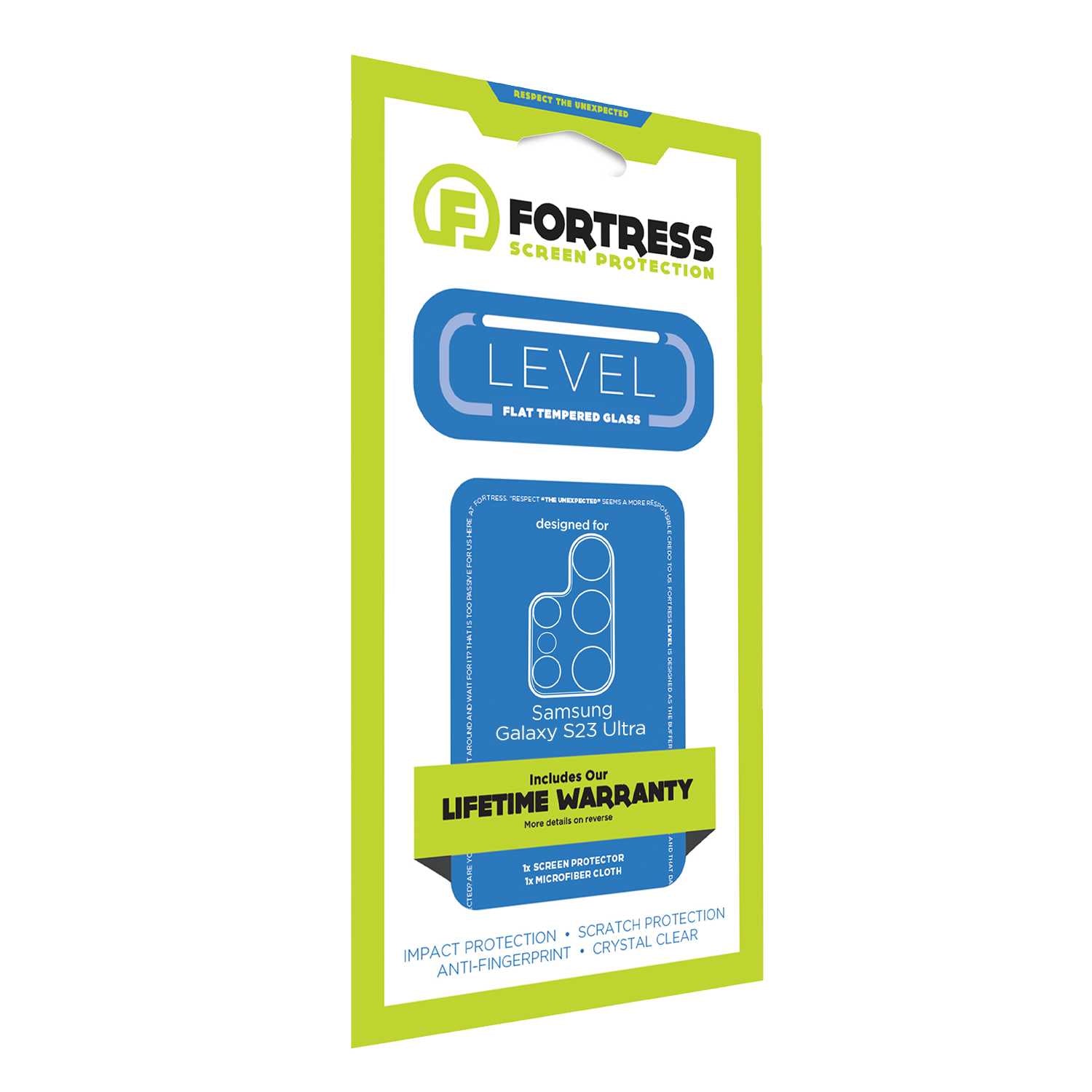 Fortress Fortress Samsung Galaxy S23 Ultra Tempered Glass Camera Lens Protector Camera Protector