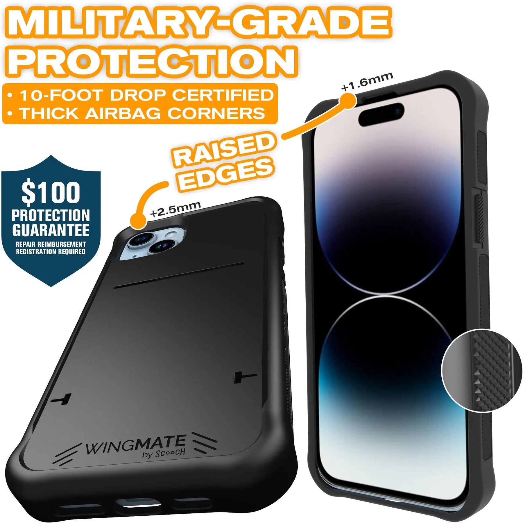 Scooch-Wingmate for iPhone 15 Plus-