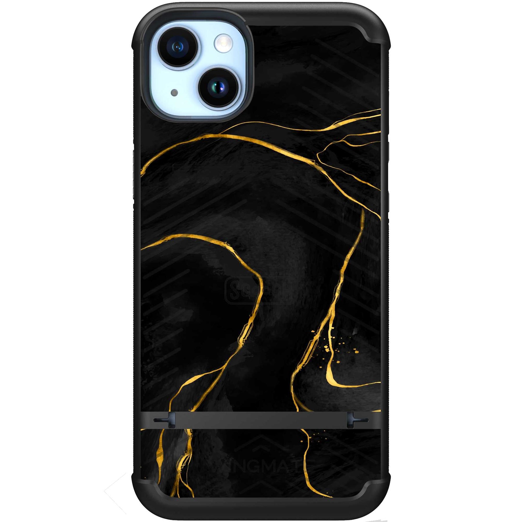Scooch Wingmate for iPhone 14 Plus BlackMarble Scooch Wingmate