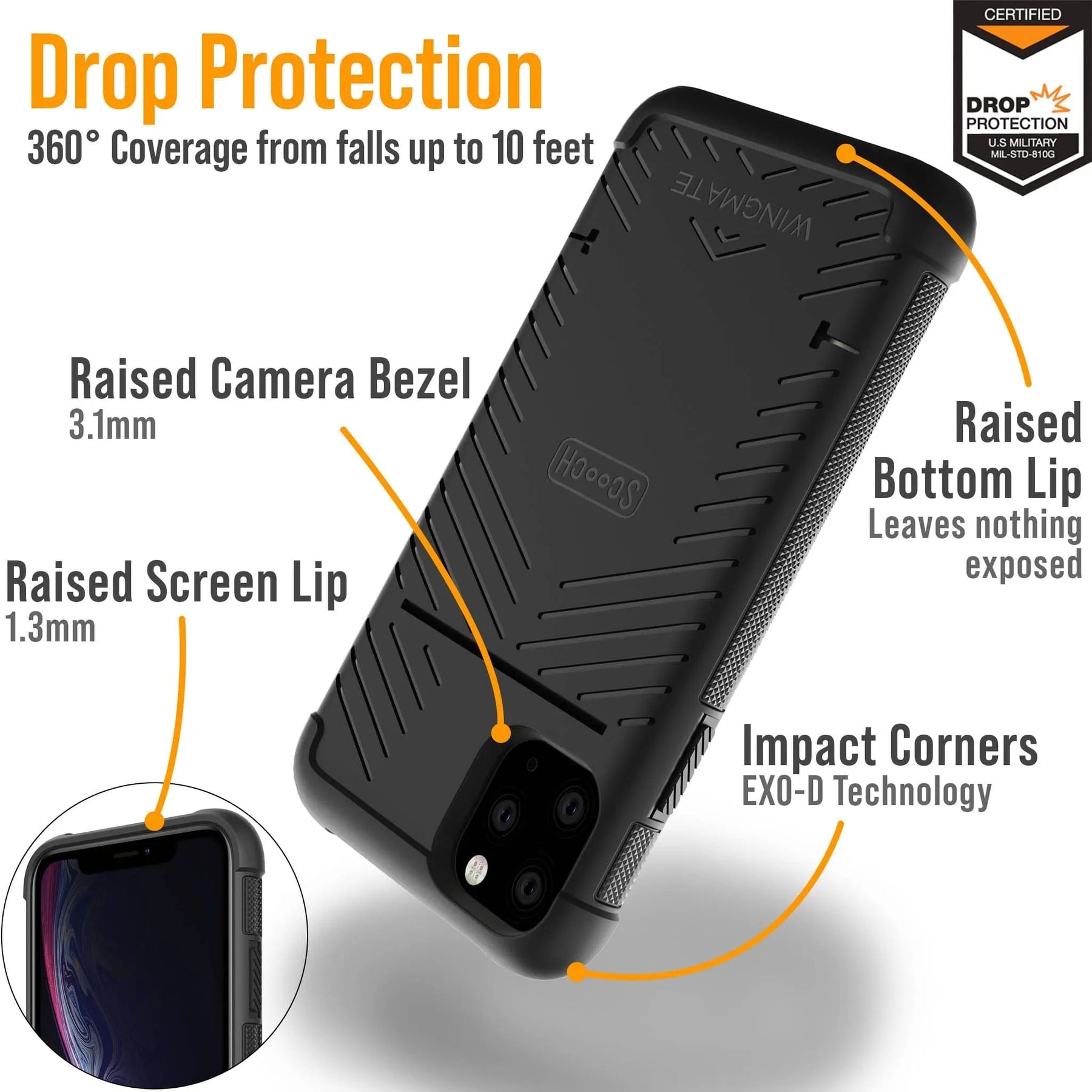 Scooch Wingmate for iPhone 11 Pro Max Scooch Wingmate