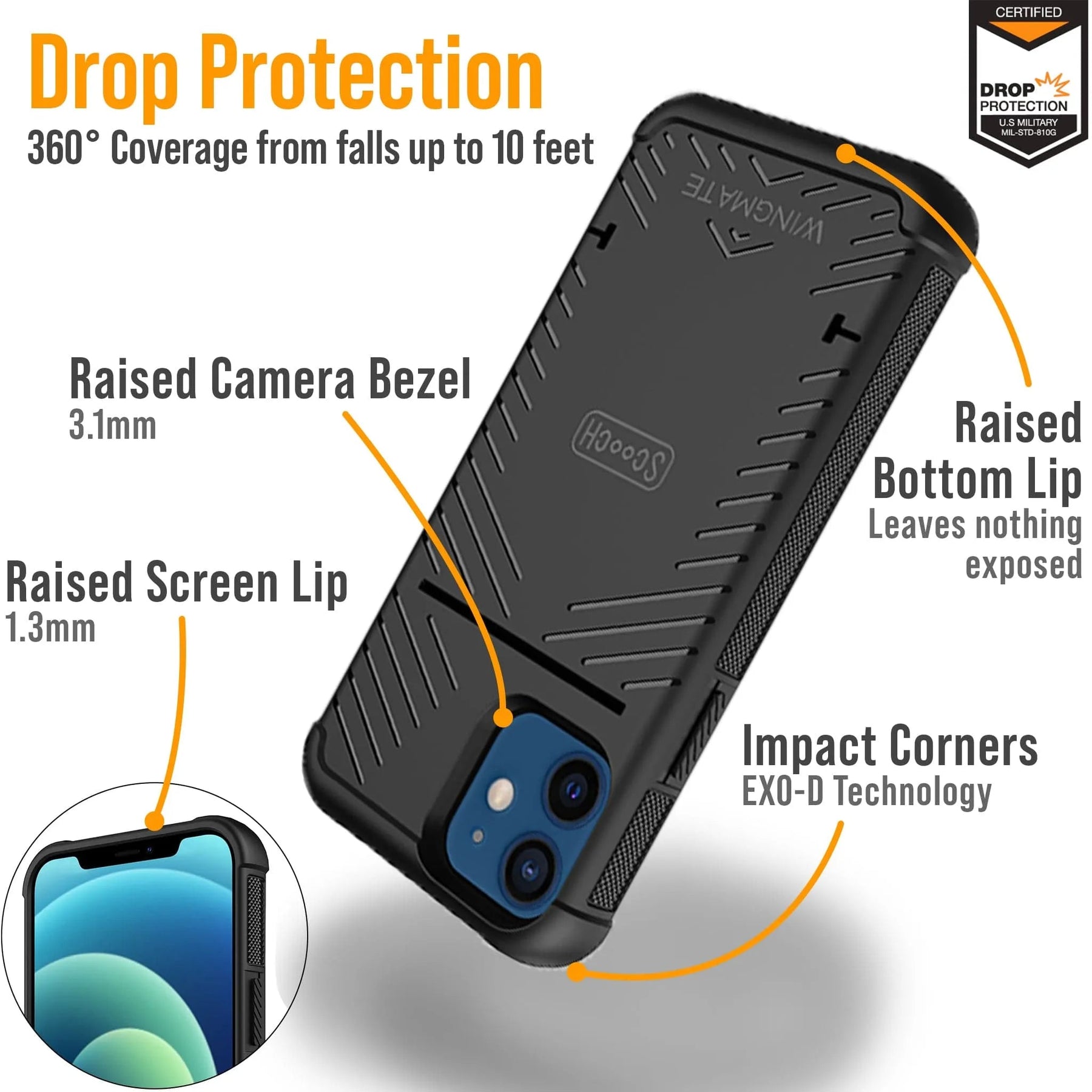 Scooch Wingmate for iPhone 12 Mini Scooch Wingmate