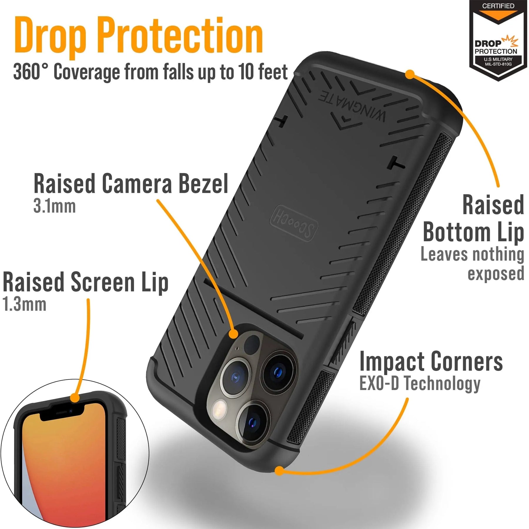 Scooch Wingmate for iPhone 13 Pro Scooch Wingmate