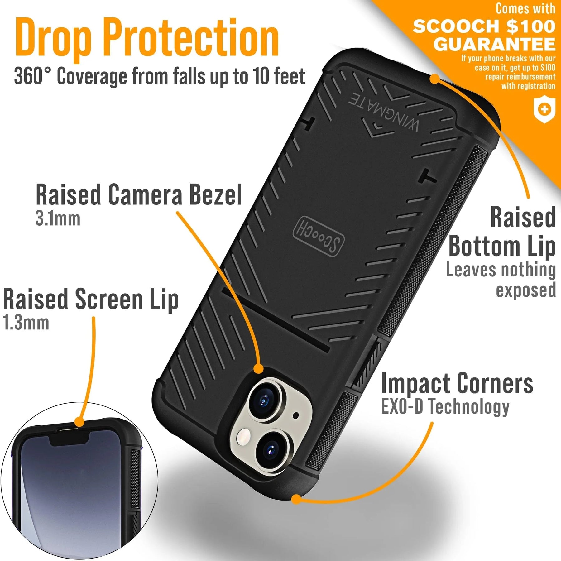 Scooch Wingmate for iPhone 14 Plus Scooch Wingmate