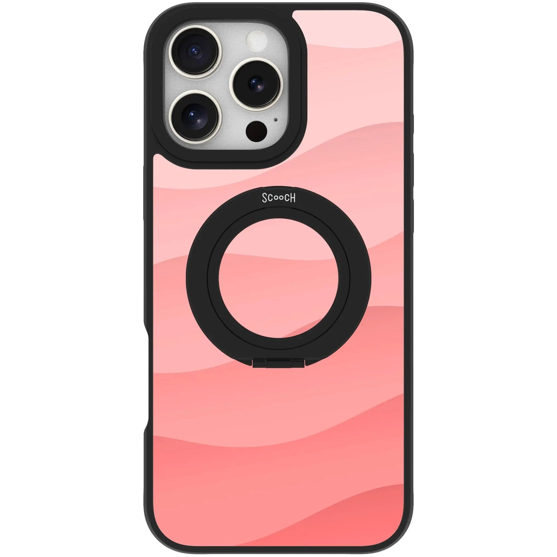 Scooch-HaloCase for iPhone 16 Pro Max (Preorder)-Pink-Waves