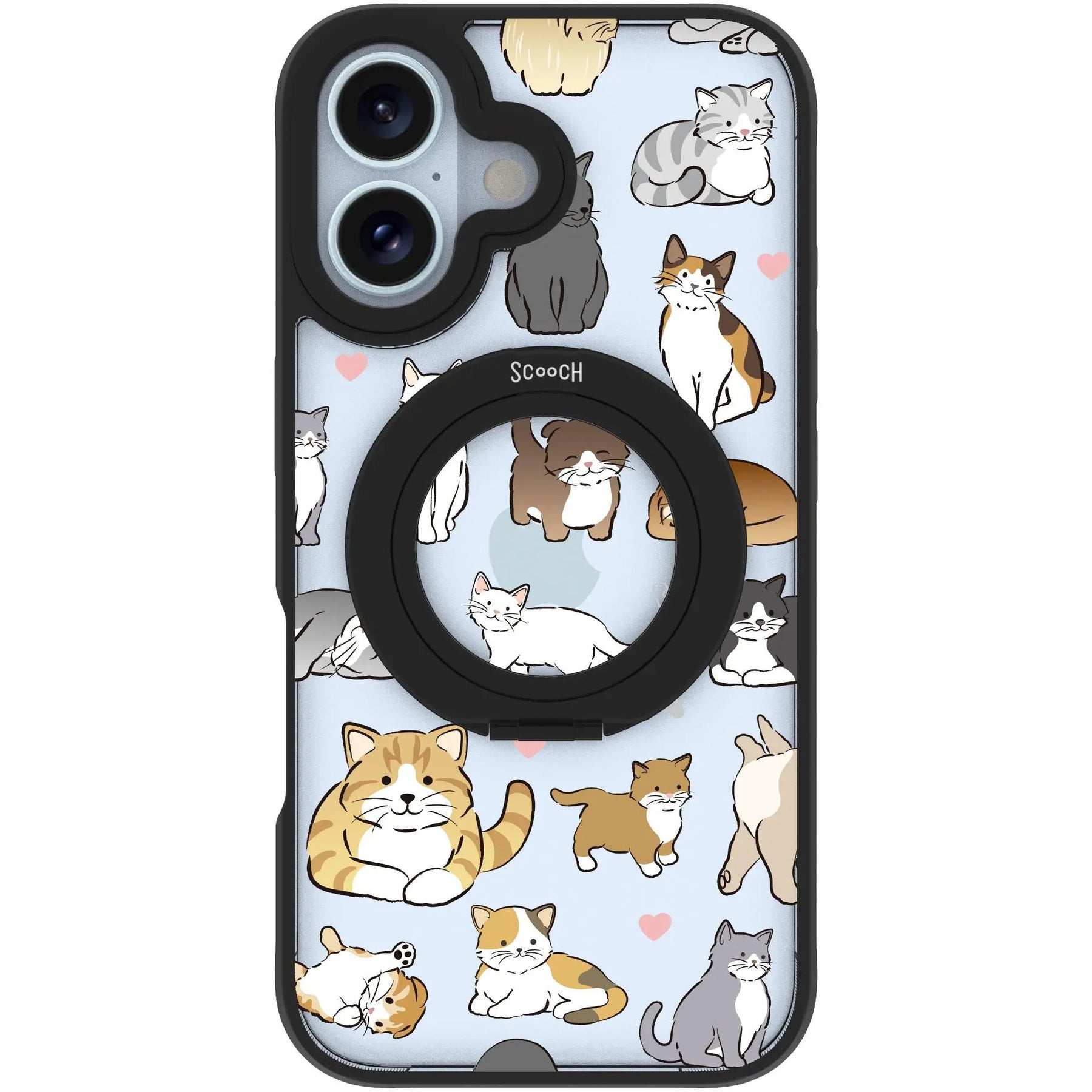 Scooch-HaloCase for iPhone 16 (Preorder)-Cat-Party