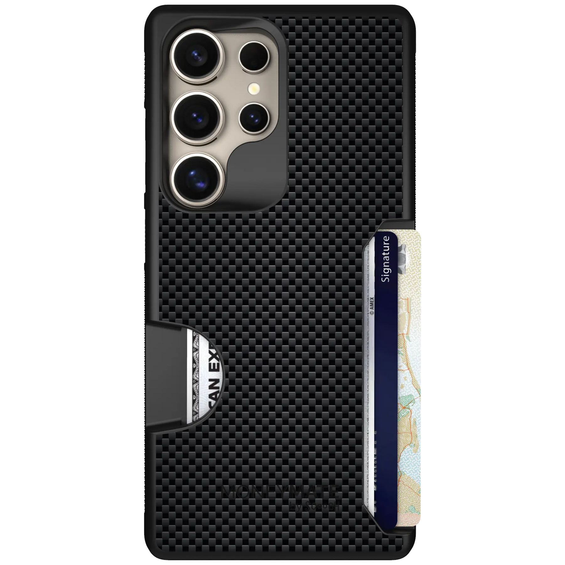 Scooch-Moneymate for Samsung Galaxy S25 Ultra-Carbon-Fiber