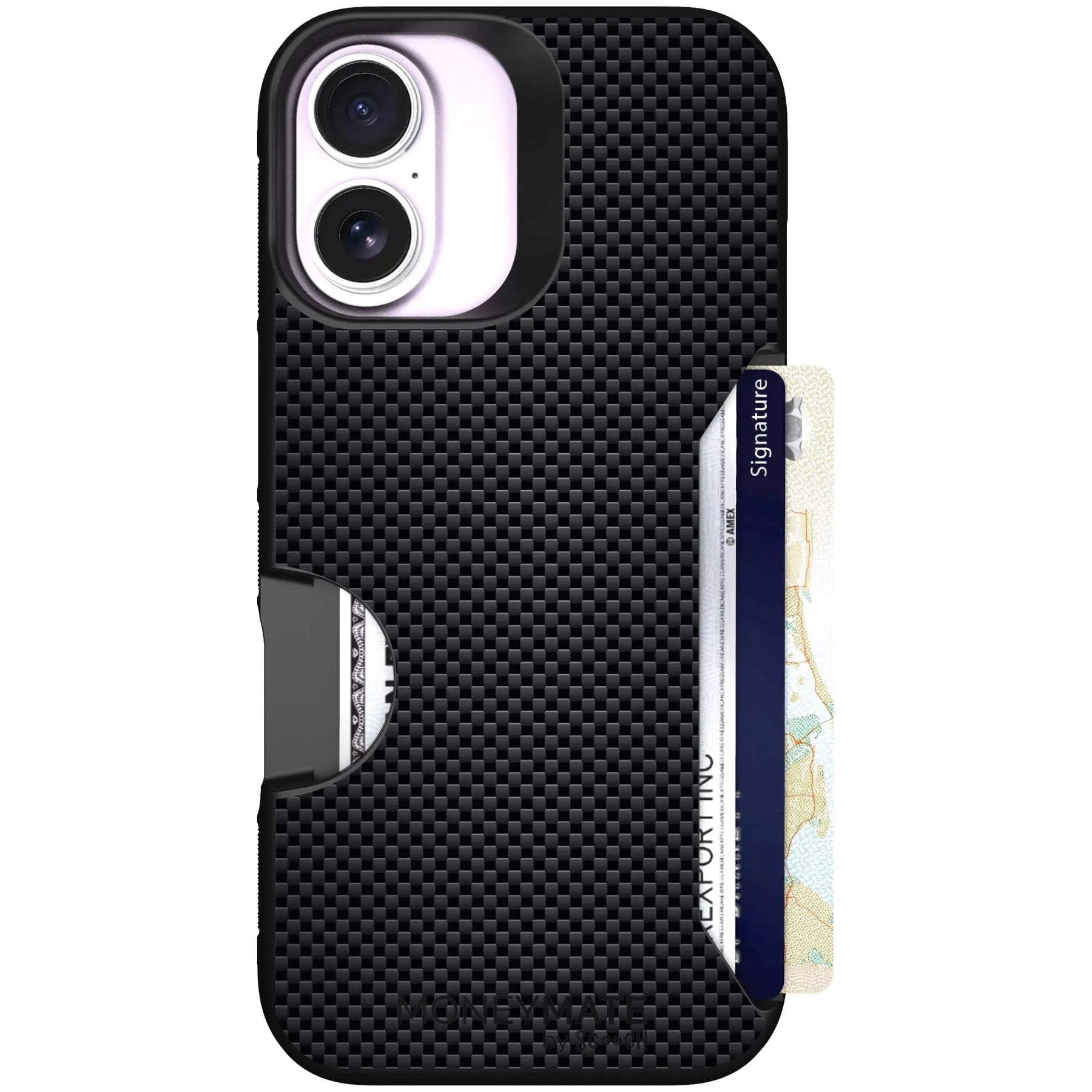 Scooch-Moneymate for iPhone 17-Carbon Fiber