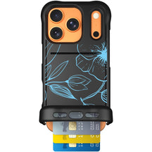 Scooch-Wingmate for iPhone 17 Pro-Blue Hibiscus