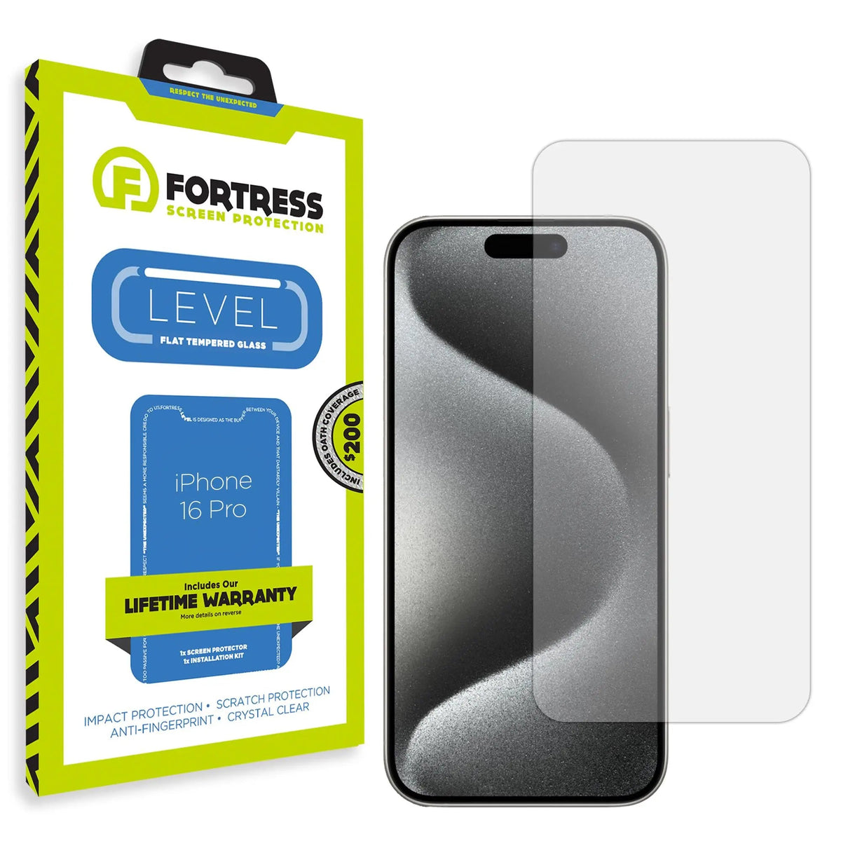 Scooch-iPhone 16 Pro Screen Protector-200-Coverage