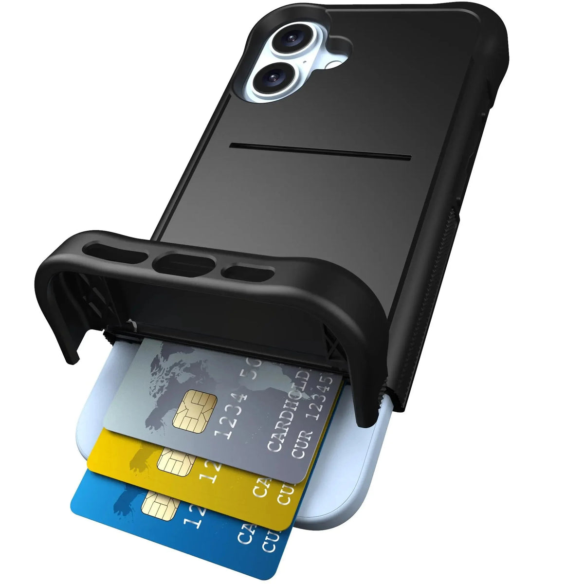 iPhone 16 Plus Wallet Case with Credit Card Holder - Wingmate