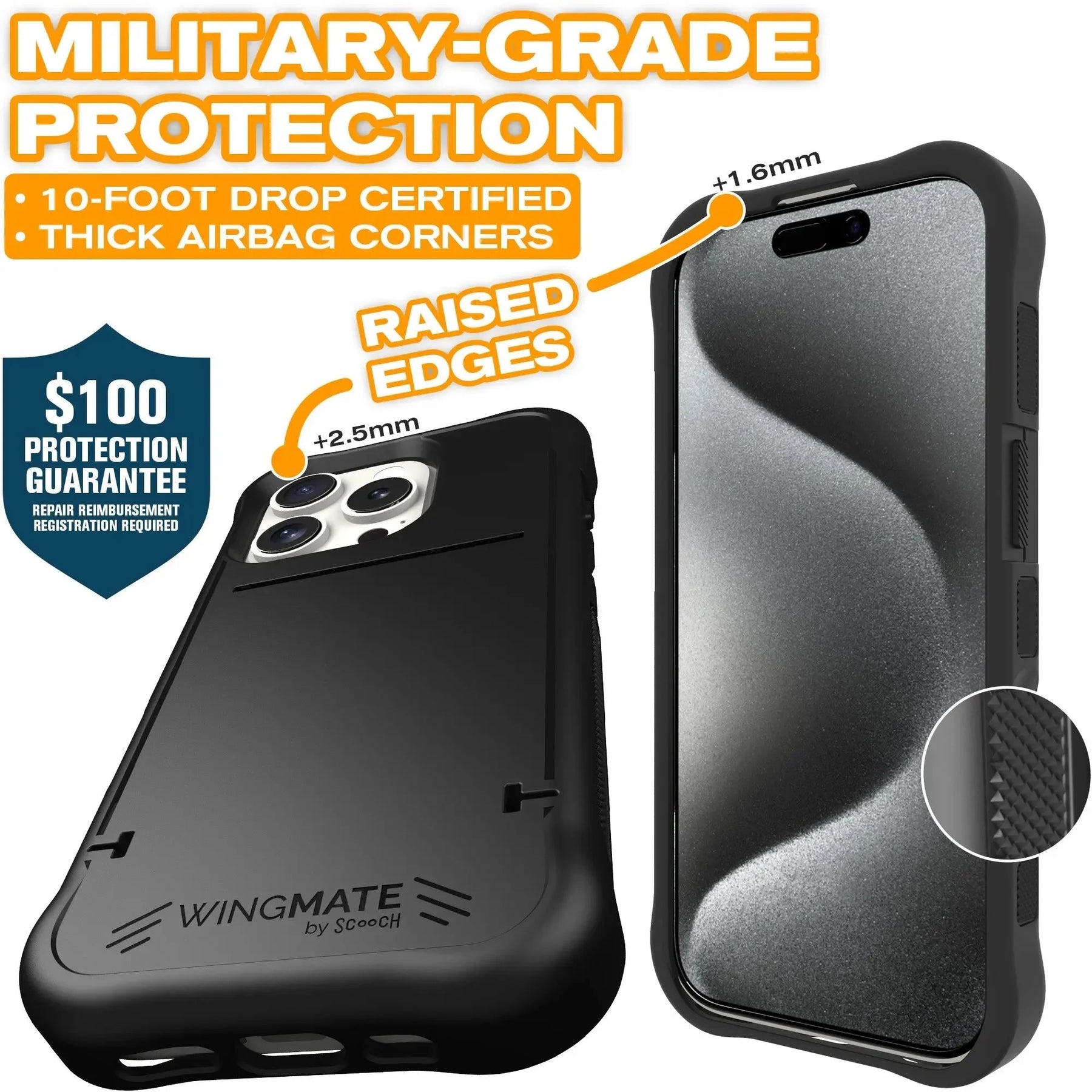 Wingmate for iPhone 16 Pro