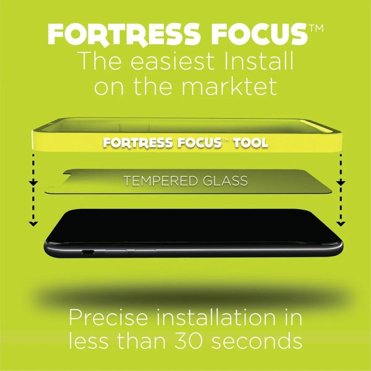 Fortress Fortress iPhone 13 Pro Max Screen Protector - $200 Protection  Level 