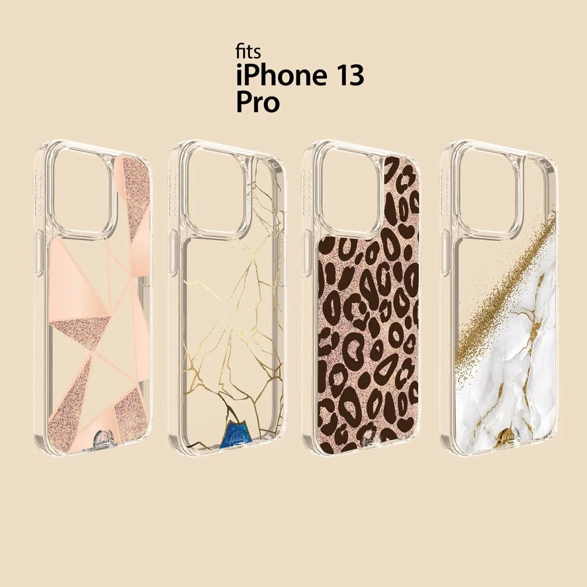 Fortress Fortress Swipe Style Inserts (24K Collection) for iPhone 13 Pro Infinite Glass Case  Infinite Glass 