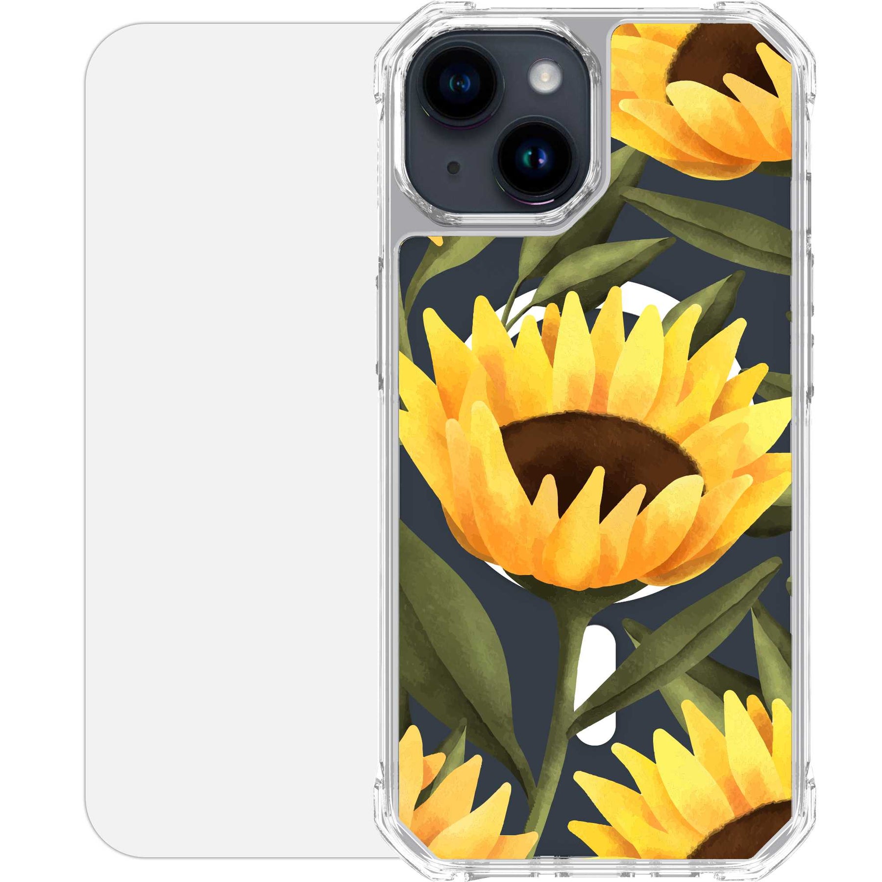 Scooch-MagCase for iPhone 15-BloomingSunflowers