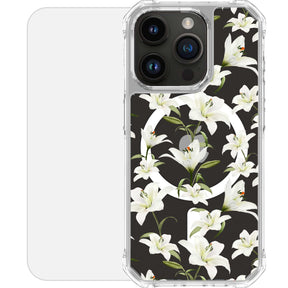 Scooch-MagCase for iPhone 15 Pro-Lilies