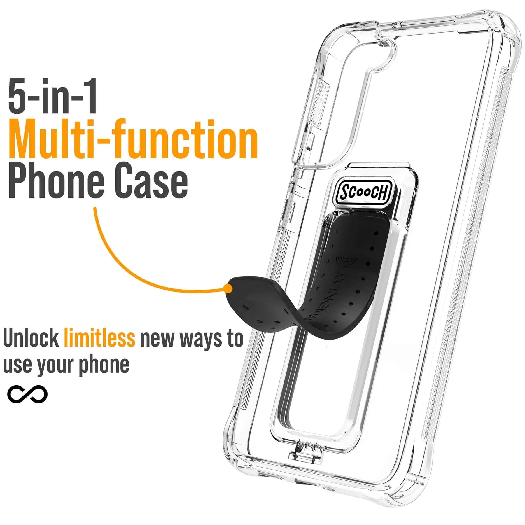 Scooch Samsung Galaxy S22+ Plus Case with Kickstand and Phone Grip - Wingman